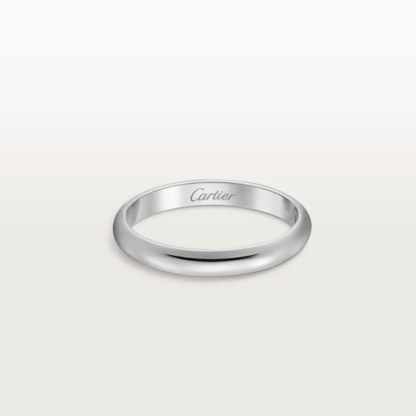 1895 wedding ring, width 2.5 mm Platinum