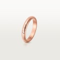 C de Cartier wedding ring, width 3 mm Rose gold