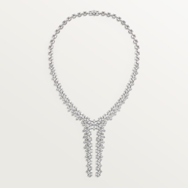 Reflection de Cartier necklace, diamonds White gold, diamonds